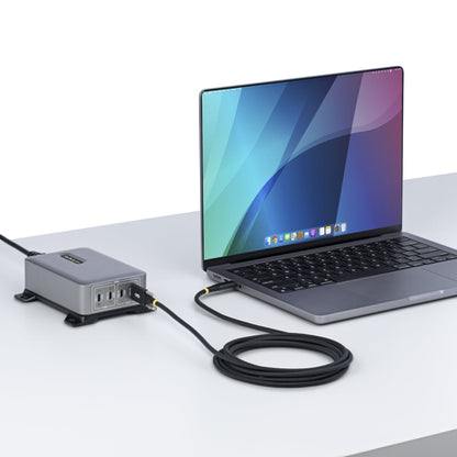 6FT USB-C CABLE USB-IF 240W PD/RUGGED/SIDE LOCKING SCREWS