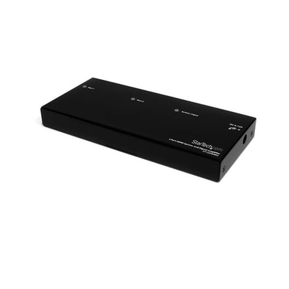 2 PORT HDMI SPLITTER AMPLIFIER HDCP VIDEO SIGNAL SPLIT ANPLIFY