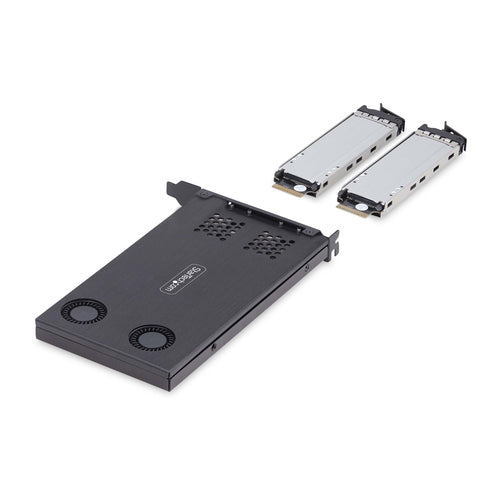 DUAL M.2 NVME SSD TO PCIE X8 REMOVABLE MOBILE RACK/BACKPLANE