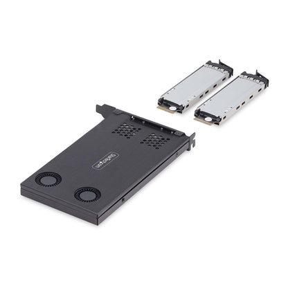 DUAL M.2 NVME SSD TO PCIE X8 REMOVABLE MOBILE RACK/BACKPLANE