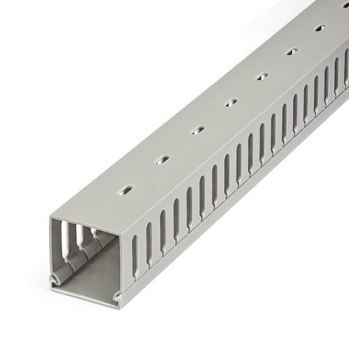 SLOTTED CABLE RACEWAY W/ COVER OPEN SLOT CABLE MANAGEMENT DUCT