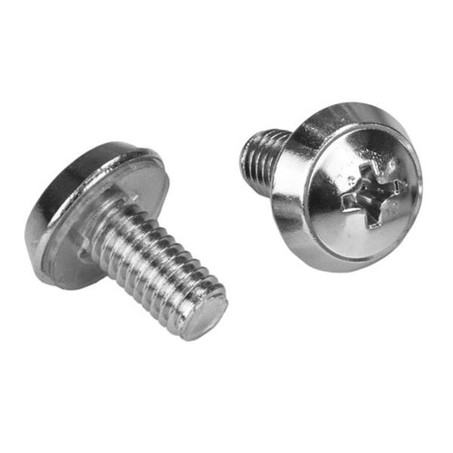M6 MOUNTING SCREWS SILVER 20 PACK SERVER RACK M6 CAGE NUTS