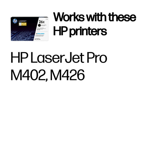 26X BLACK  TONER CARTRIDGE LASERJET