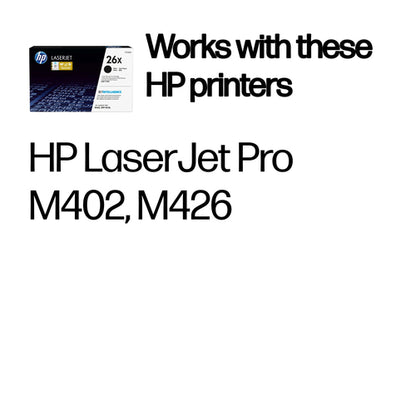 26X BLACK  TONER CARTRIDGE LASERJET