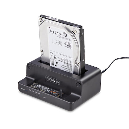 DUAL BAY STANDALONE SSD CLONER M.2 NVME TO 2.5/3.5 SATA DUPLICATOR