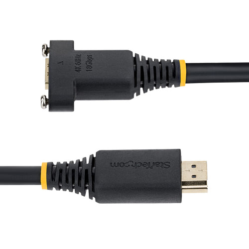 PANEL MOUNT HDMI CABLE 4K 60HZ HDMI MALE TO FEMALE EXTENSION CABLE (HDMI2PNLFM-1M)