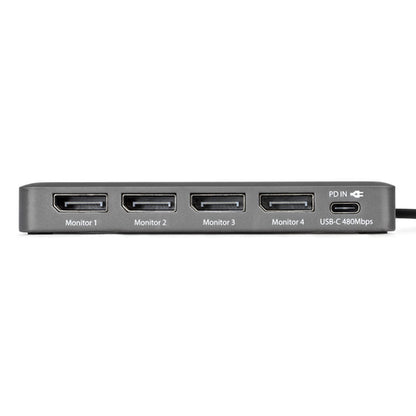USB-C QUAD-MONITOR WORKSTATION ADAPTER 4K 60HZ DISPLAYPORT PD