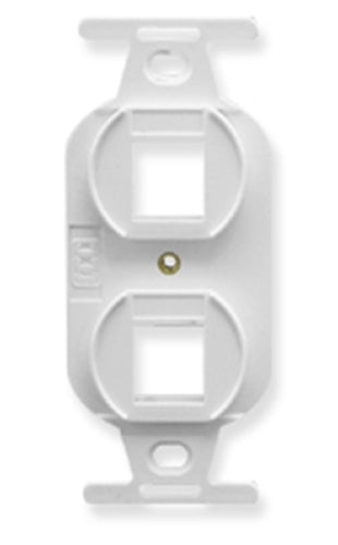 INSERT- ELECTRICAL- 2-PORT- WHITE