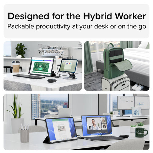 PLUGABLE USB-C PORTABLE DISPLAY 15.6 DISPLAY WITH FOLDING COVER
