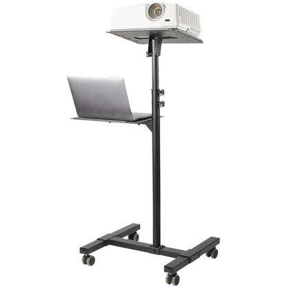 PROJECTOR AND LAPTOP STAND CART MOBILE PORTABLE PROJECTOR STAND
