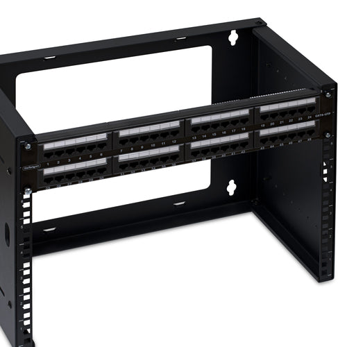 48-PORT 2U CAT6 PATCH PANEL RACKMOUNT/UTP/RJ45/110 PUNCH DOWN