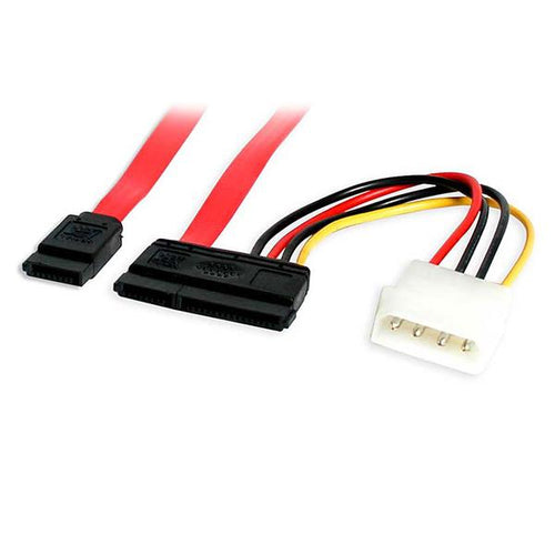 18 INCH SERIAL ATA DATA CABLE WITH LP4 ADAPTER