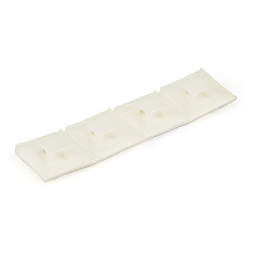 100PK ADHESIVE CABLE TIE MOUNTS WIRE ZIP TIE MOUNTING BASE ANCHOR S