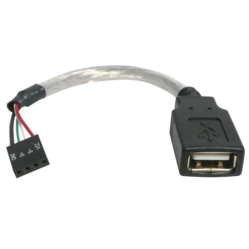 6IN USB HEADER ADAPTER CABLE USB 2.0 MOTHERBOARD HEADER CORD