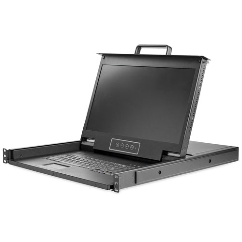 VGA RACKMOUNT KVM CONSOLE INTEGRATED LCD MONITOR KVM SWITCH