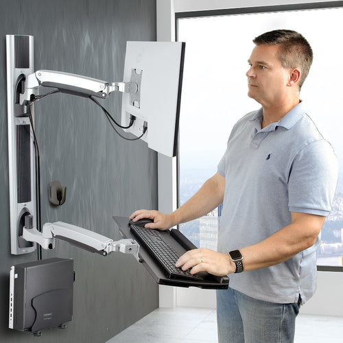 WALL MOUNT WORKSTATION - WITH DESKTOP PC WALL MOUNT-BRACKET