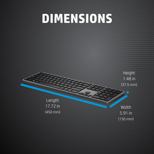 HP 975 DUAL-MODE WL KEYBOARD (3Z726AA#ABA)