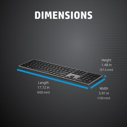 HP 975 DUAL-MODE WL KEYBOARD (3Z726AA#ABA)