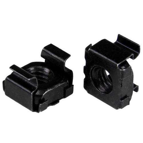 M6 CAGE NUTS BLACK MOUNTING 100 PACK SERVER RACK M6 CAGE NUTS