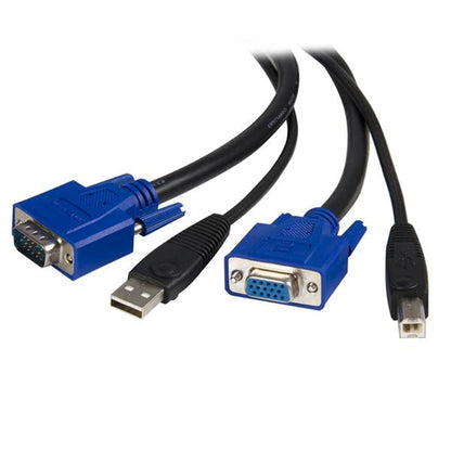 15FT USB VGA KVM CABLE KVM CONSOLE USB VGA VIDEO CORD