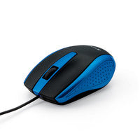 CORDED NOTEBOOK OPTICAL MOUSE BLUE