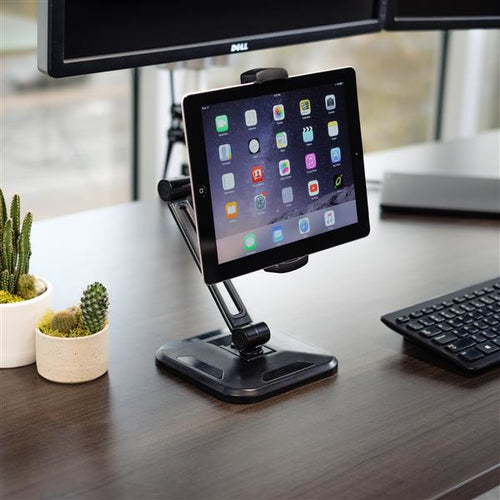 ADJUSTABLE TABLET STAND WALL DESK MOUNTABLE ADJUSTABLE HOLDER