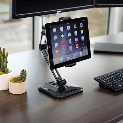 ADJUSTABLE TABLET STAND WALL DESK MOUNTABLE ADJUSTABLE HOLDER