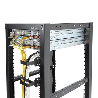 VERTICAL CABLE MANAGEMENT D-RING SERVER RACK WIRE MANAGEMENT