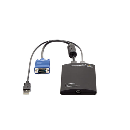 CRASH CART ADAPTER KVM CONSOLE LAPTOP USB VGA PORTABLE KVM CONSOLE