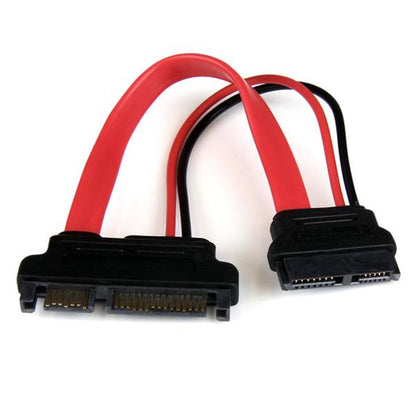 6IN SLIMLINE SATA TO SATA F/M ADAPER W/ POWER