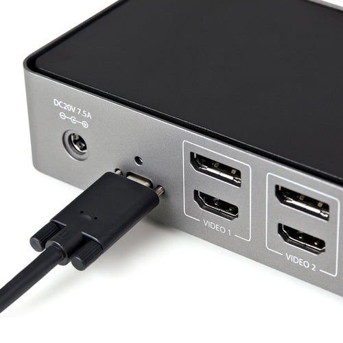 TRIPLE MONITOR USB C USB A DOCK TYPE C DOCKING STATION USBC DOCK