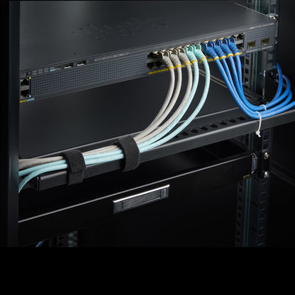 1U CABLE MANAGEMENT BAR - LACING GUIDE BAR FOR PATCH PANEL
