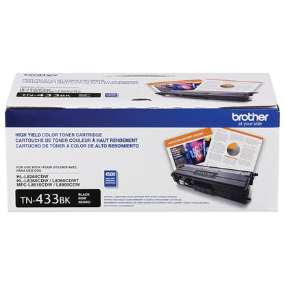 TN433BK BLACK TONER MFCL8610CDW L8900CDW