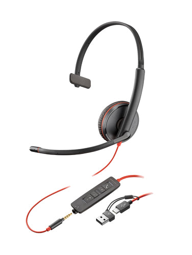 POLY BW 3215 USB-C HS USB-C/A BULK
