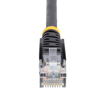25FT BLACK CAT5E CABLE SNAGLESS ETHERNET CABLE GIGABIT LAN RJ45