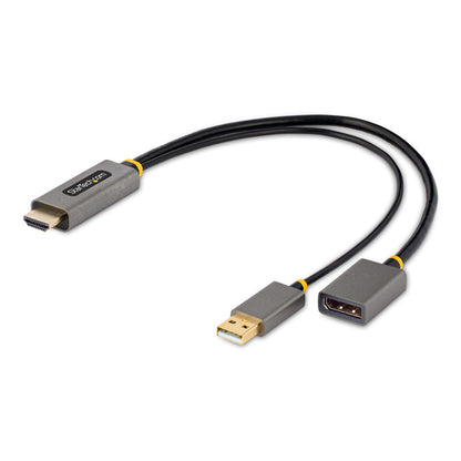 HDMI TO DISPLAYPORT ADAPTER 4K HDMI 2.0 TO DP 1.2 CONVERTER DONGLE