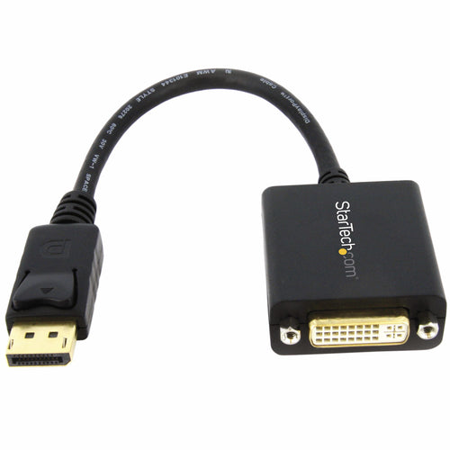 DISPLAYPORT TO DVI ADAPTER - DP 1.2 TO DVI-D VIDEO CONVERTER DONGLE