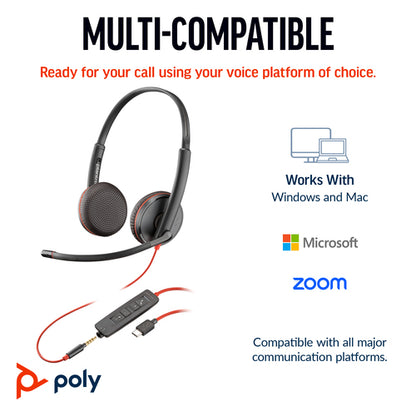 POLY BW 3225 USB-C HS 3.5MMP USB-C/A