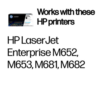655A BLACK ORIGINAL TONER CARTRIDGE FOR LASERJET