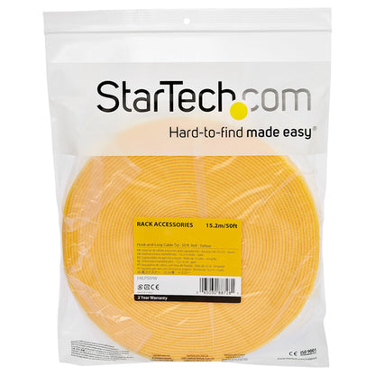 25FT HOOK AND LOOP TAPE ROLL REUSABLE CABLE MANAGEMENT STRAPS