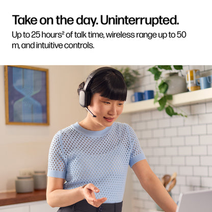 HP POLY FOCUS 625 HEADSET + WIRELESS CHARGE STAND WW (C56XXAA#AC3)