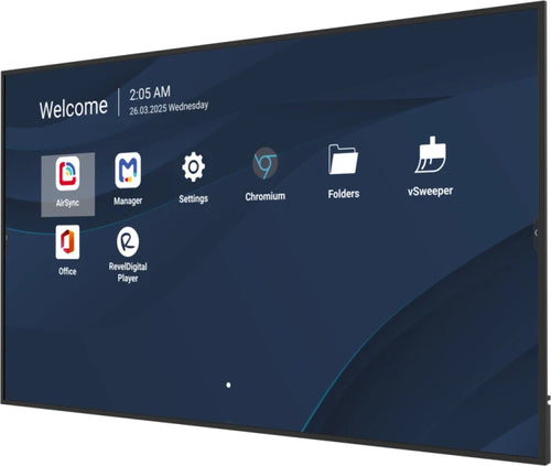 86IN 4K COMMERCIAL DISPLAY 500NITS 5000:1 8GB RAM/32GB STORAGE