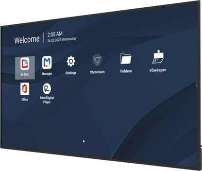 86IN 4K COMMERCIAL DISPLAY 500NITS 5000:1 8GB RAM/32GB STORAGE