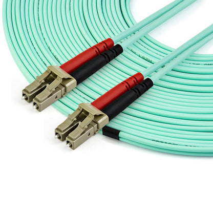 15M MULTIMODE FIBER OPTIC CABLE OM3 LC/LC 50/125 LSZH FIBER CABLE