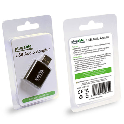 PLUGABLE USB-AUDIO USB AUDIO ADAPTER