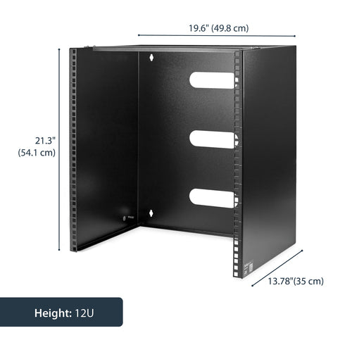 WALL MOUNT PATCH PANEL BRACKET 12U NETWORK PANEL MOUNTING BRACKET