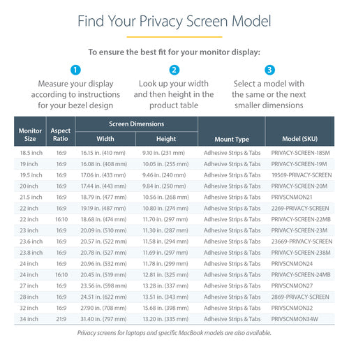 34 IN MONITOR PRIVACY SCREEN PC COMPUTER ULTRAWIDE DISPLAY FILTER