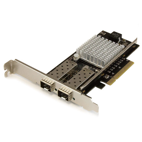 2 PORT 10GB SFP+ NETWORK CARD 10GBIT PCIE NIC FIBER ADAPTER INTEL
