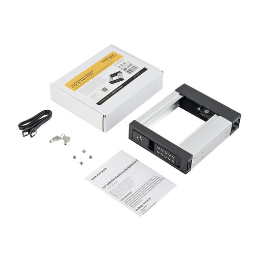 HARD DRIVE BAY MOBILE RACK SATA SAS HDD 5.25 TRAYLESS ADAPTER