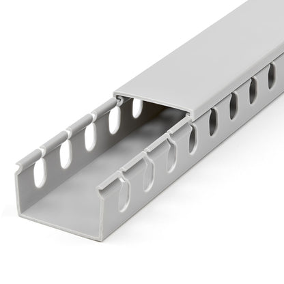 SLOTTED CABLE RACEWAY W/ COVER OPEN SLOT CABLE MANAGEMENT DUCT